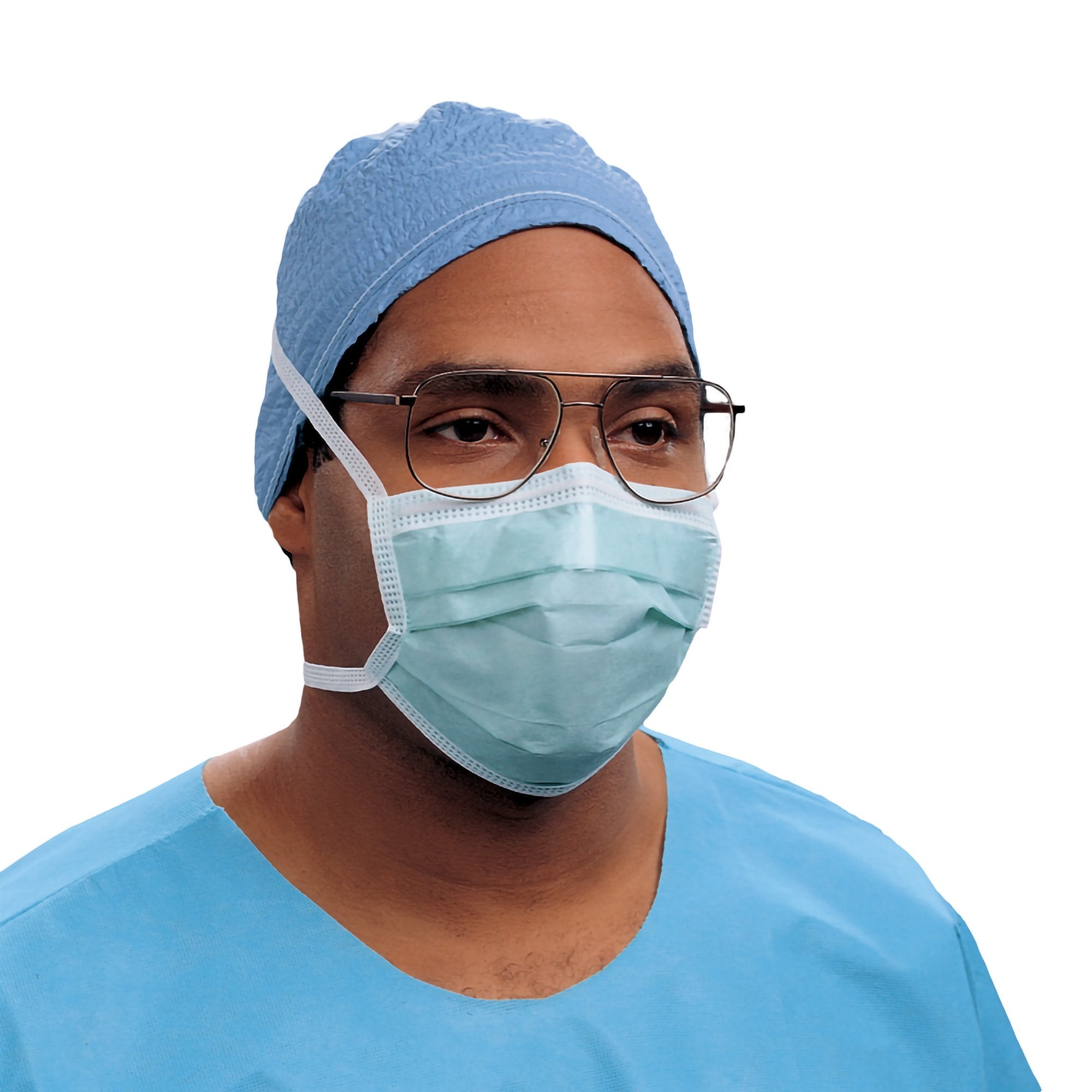 Halyard Anti-Fog Surgical Mask, Green - Apparel>Masks - O&M Halyard Inc