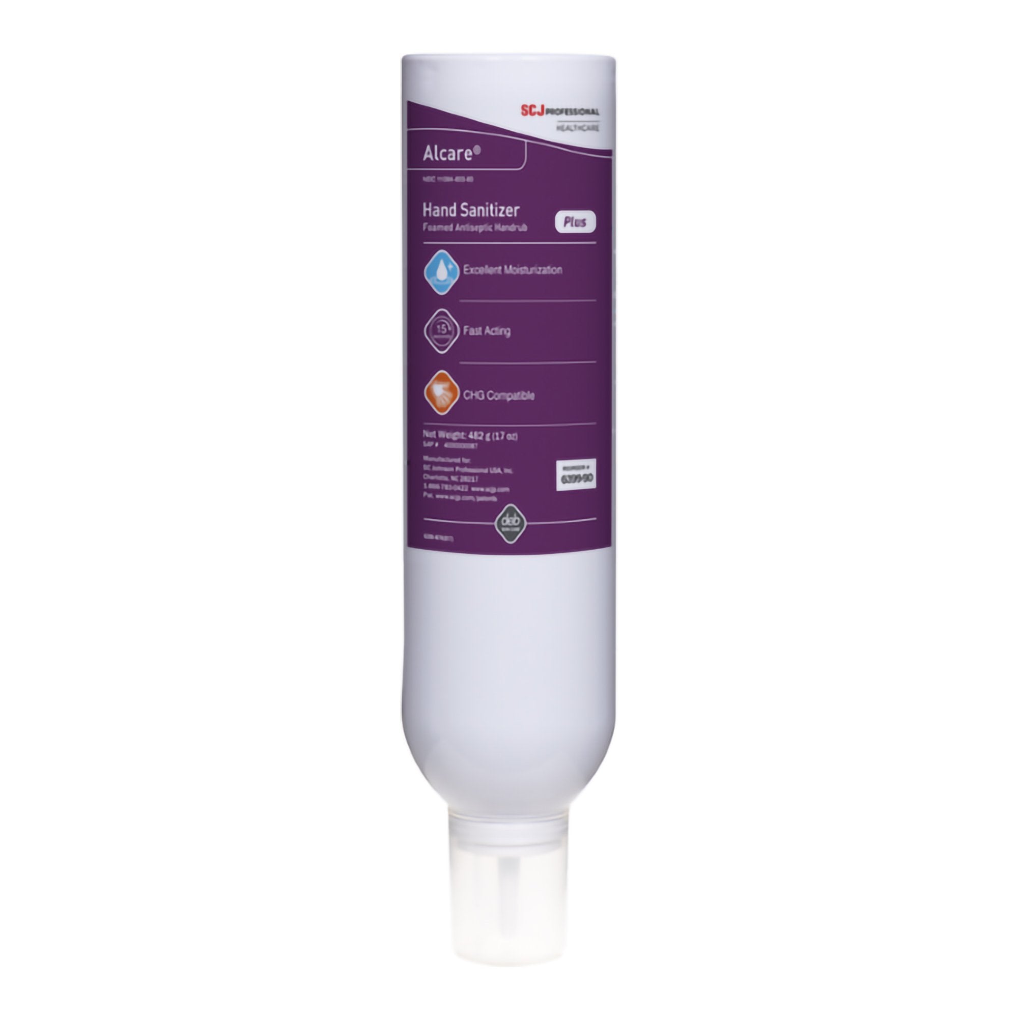Alcare Plus Foamed Antiseptic Handrub-Hand Sanitizer Alcare Plus 17 oz. Ethyl Alcohol Foaming Aerosol Can
