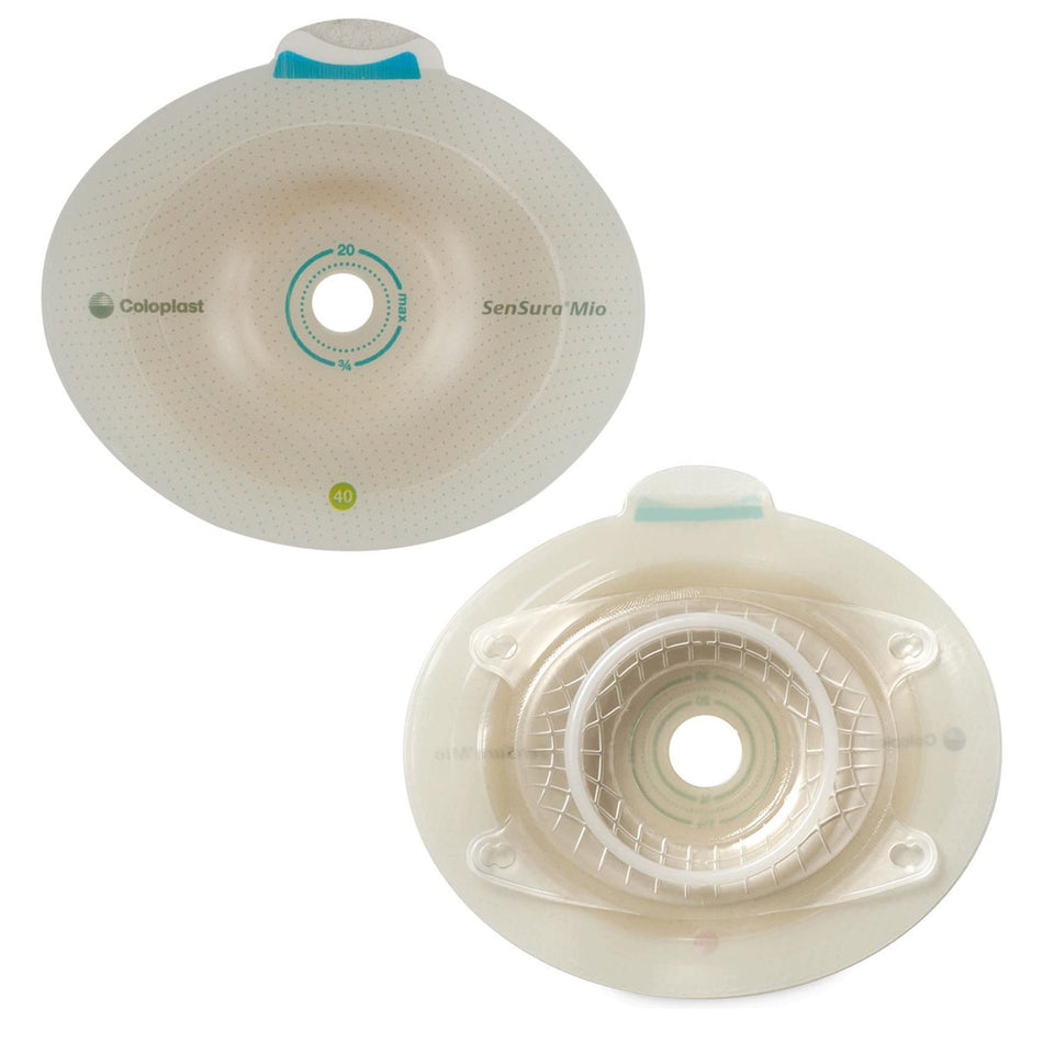 SenSura® Mio Convex Light Click Ostomy Barrier, 25 mm Stoma Opening, Red Match - Ostomy>Barriers - Coloplast