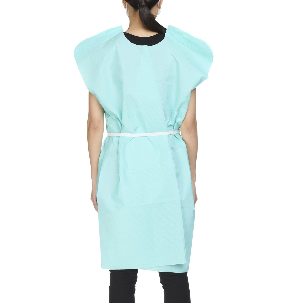 McKesson Patient Exam Gown, One Size Fits Most, Teal-Patient Exam Gown McKesson One Size Fits Most Teal Disposable