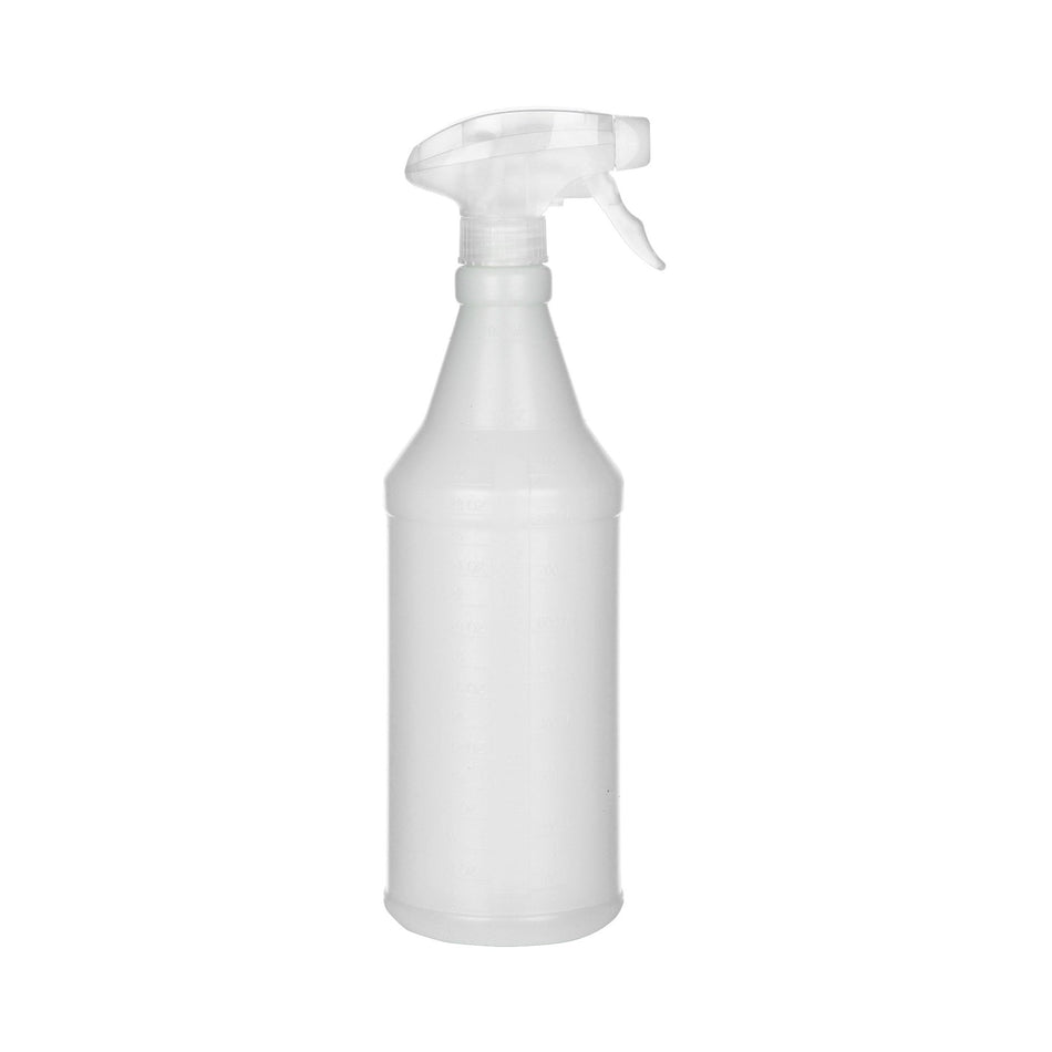 Spray Bottle with Trigger Spray Mechanism, 1 Pint Capacity, Made of HDPE - Housekeeping>Containers and Jars - Medical Safe...