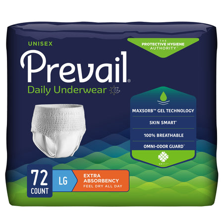 Prevail® Daily Underwear Extra Absorbent Underwear, Large - Incontinence>Adult Briefs and Protective Undergarments - First...