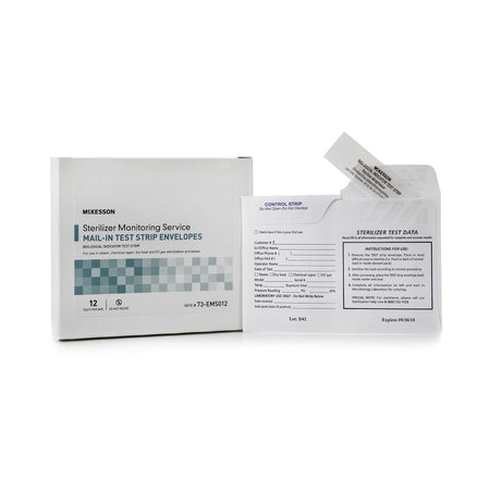 McKesson Sterilizer Monitoring Mail-In Service-McKesson Sterilizer Monitoring Mail-In Service Steam / EO Gas / Dry Heat / Chemical Vapor