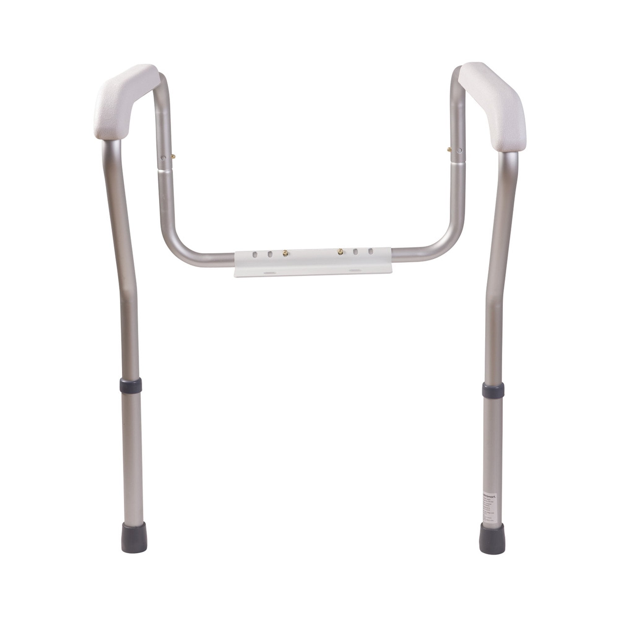 HealthSmart Toilet Safety Arms-Toilet Safety Rail HealthSmart White / Silver Aluminum