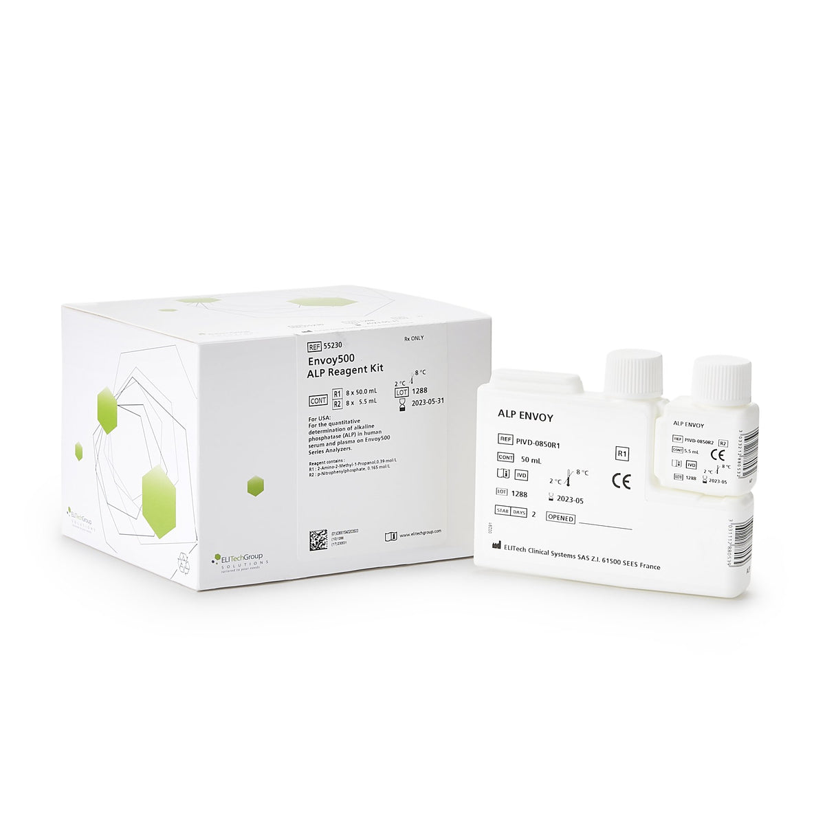 Envoy 500 General Chemistry Reagent for Envoy 500 Chemistry System, ALP test-"General Chemistry Reagent Envoy 500 Alkaline Phosphatase (ALP) For Envoy 500 Chemistry System 1,200 Tests"