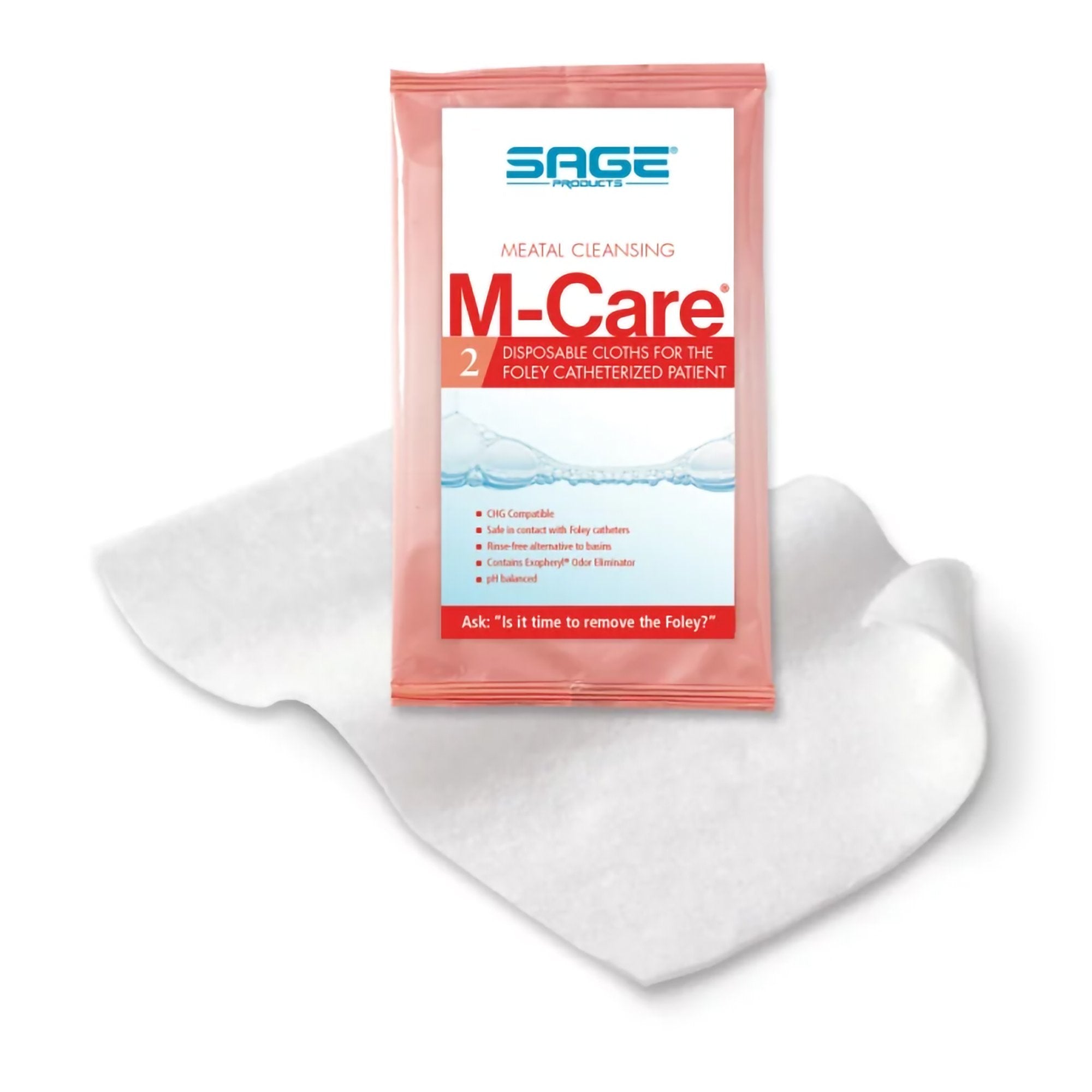 M-Care Meatal Personal Wipe-Personal Cleansing Wipe M-Care Meatal Soft Pack Scented 2 Count