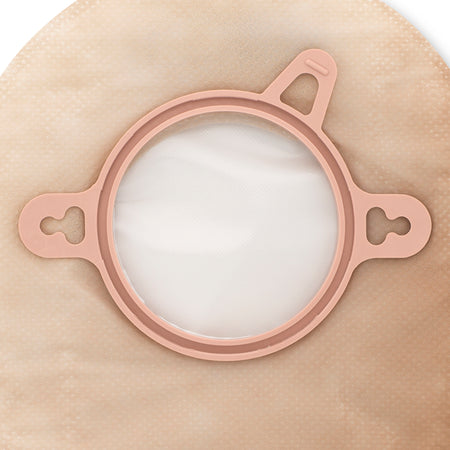 New Image Two-Piece Drainable Transparent Filtered Ostomy Pouch, 7 Inch Length, 2 Inch Flange-Ostomy Pouch New Image Two-Piece System 7 Inch Length Drainable