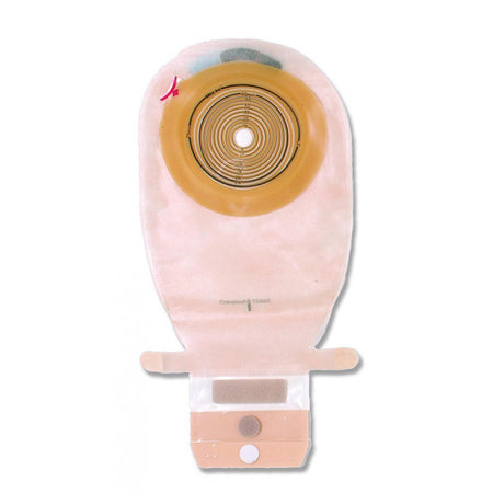 Assura® New Generation EasiClose™ One-Piece Drainable Transparent Ostomy Pouch, 11½ Inch Length, 3/4 to 1¼ Inch Stoma-Ostomy Pouch Assura® New Generation EasiClose™ One-Piece System 11-1/2 Inch Length Convex, Trim to Fit 3/4 to 1-1/4 Inch Stoma Drainable