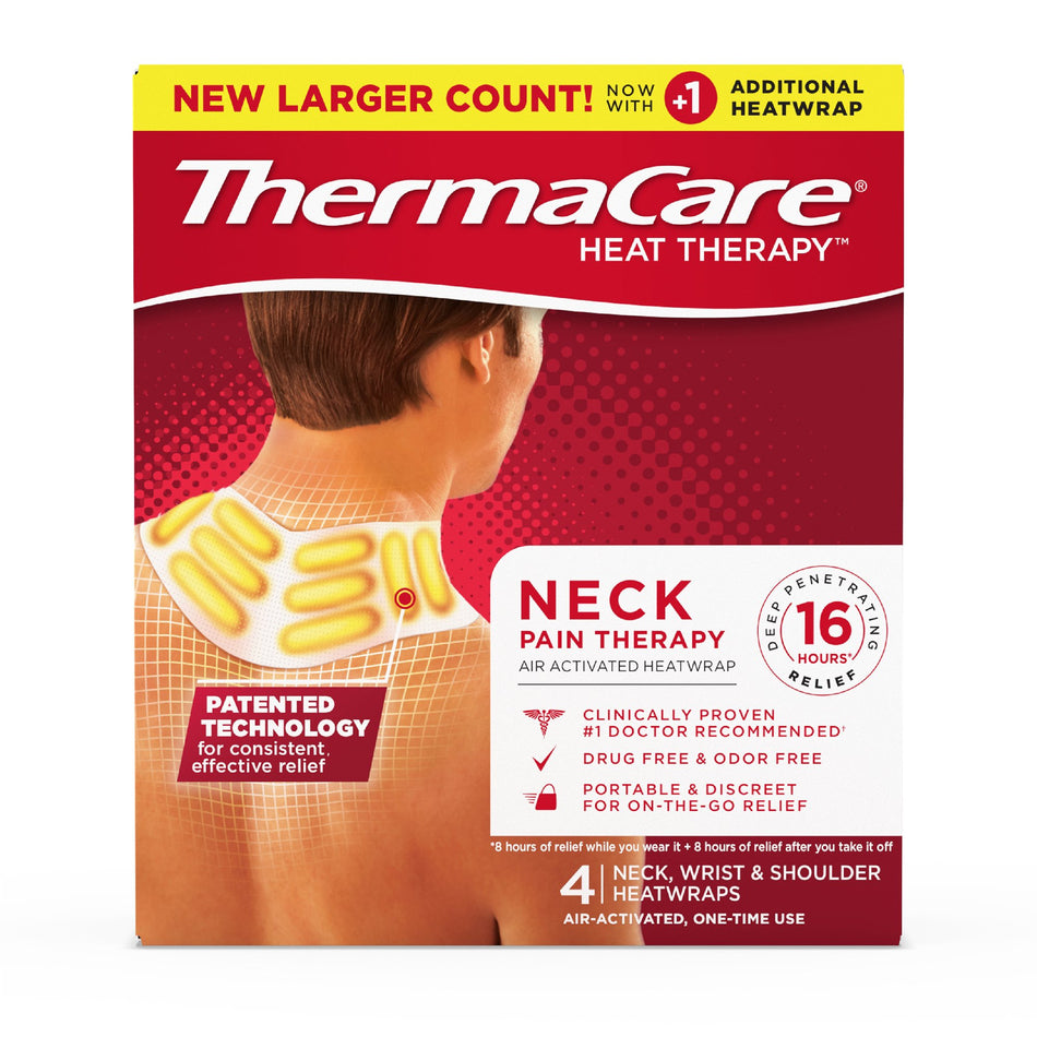 ThermaCare® Neck Pain Therapy Heatwraps, also for Wrists and Shoulders - Physical Therapy>Treatments>Hot - Emerson Healthcare
