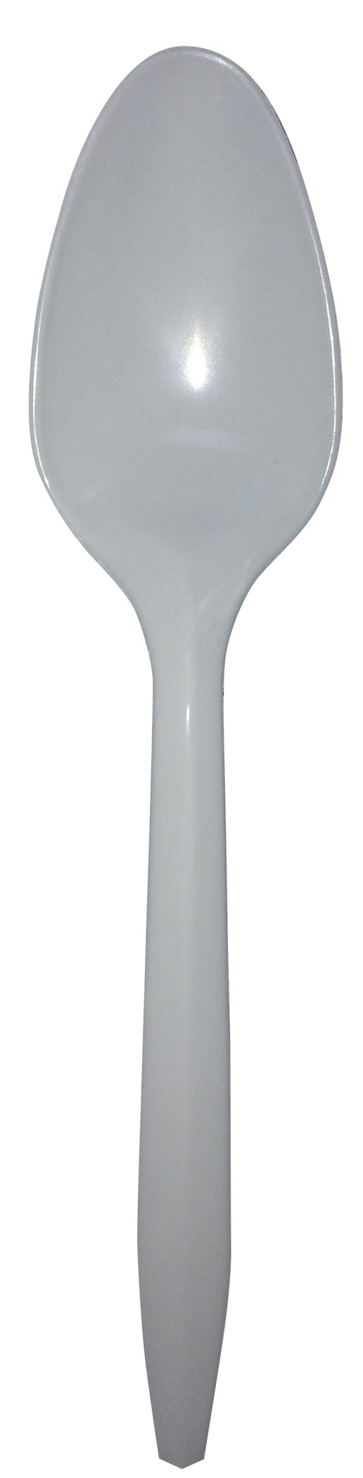 Teaspoon Empress™ Medium Weight White Plastic - Utensils>Eating Utensils - RJ Schinner Co