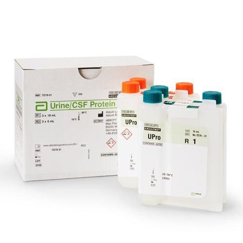 General Chemistry Reagent Architect™ Urine / Cerebrospinal Fluid (CSF) Protein For Architect c16000 / c4000 / c4100 / c8000 / ci16200 / ci8200 Analyzers 209 Tests