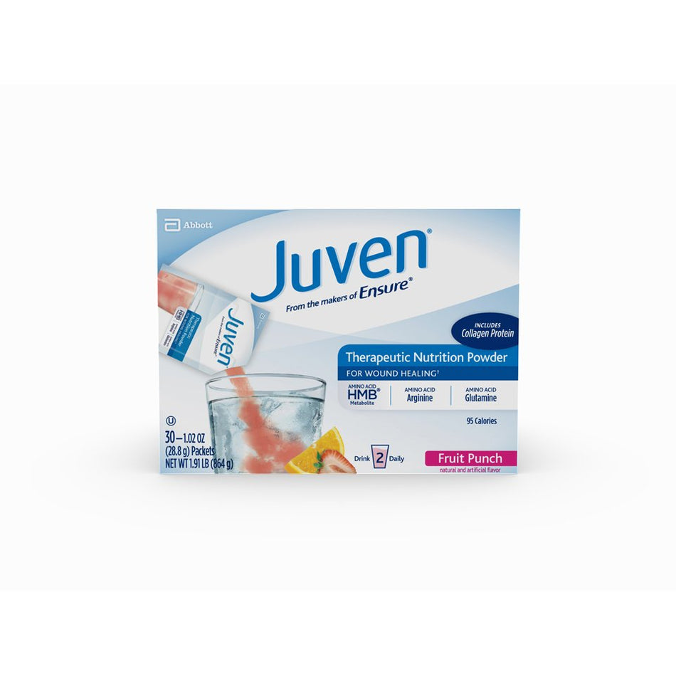 Juven Fruit Punch Therapeutic Nutrition Powder for Wound Healing-Oral Supplement Juven Fruit Punch Flavor Powder 1.01 oz. Individual Packet