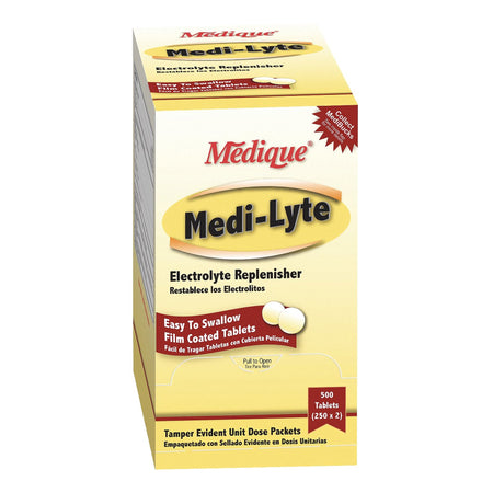 Medi-Lyte Calcium / Potassium / Magnesium Mineral Supplement-Mineral Supplement Medi-Lyte Calcium / Potassium / Magnesium 10.8 mg - 40 mg - 12 mg Strength Tablet 500 per Box