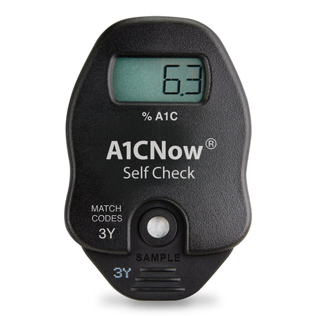 A1CNow Self Check HbA1c Diabetes Management HbA1c Test Kit-HbA1c Test Kit A1CNow Self Check HbA1c Test 4 Tests CLIA Waived