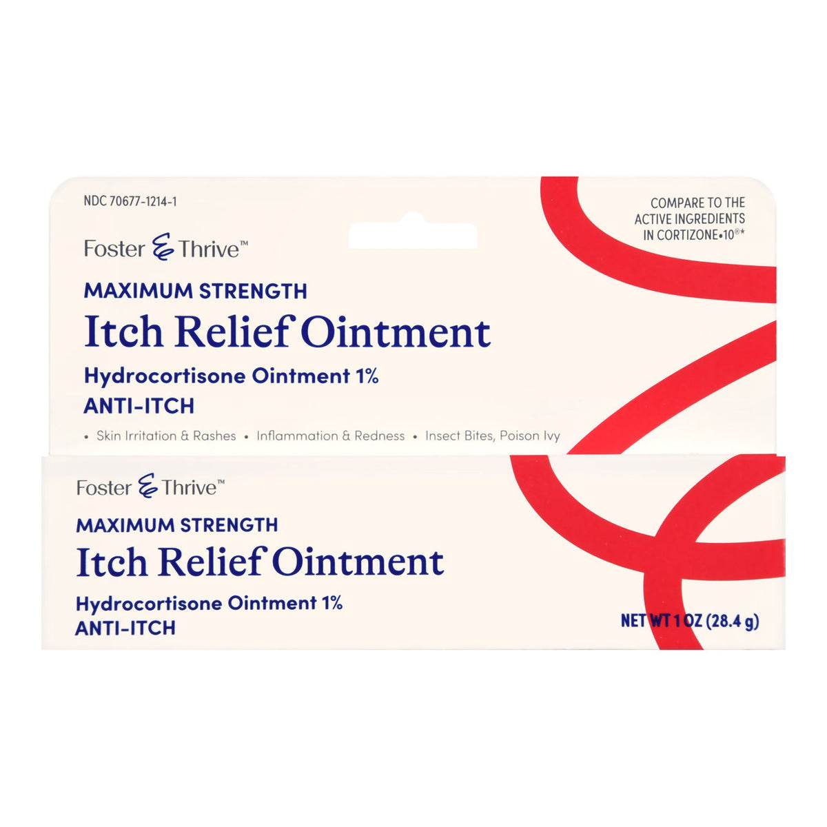 Foster & Thrive™ Hydrocortisone Ointment - Pharmaceuticals>Over the Counter>Anti-Itch and Antifungals - McKesson Brand