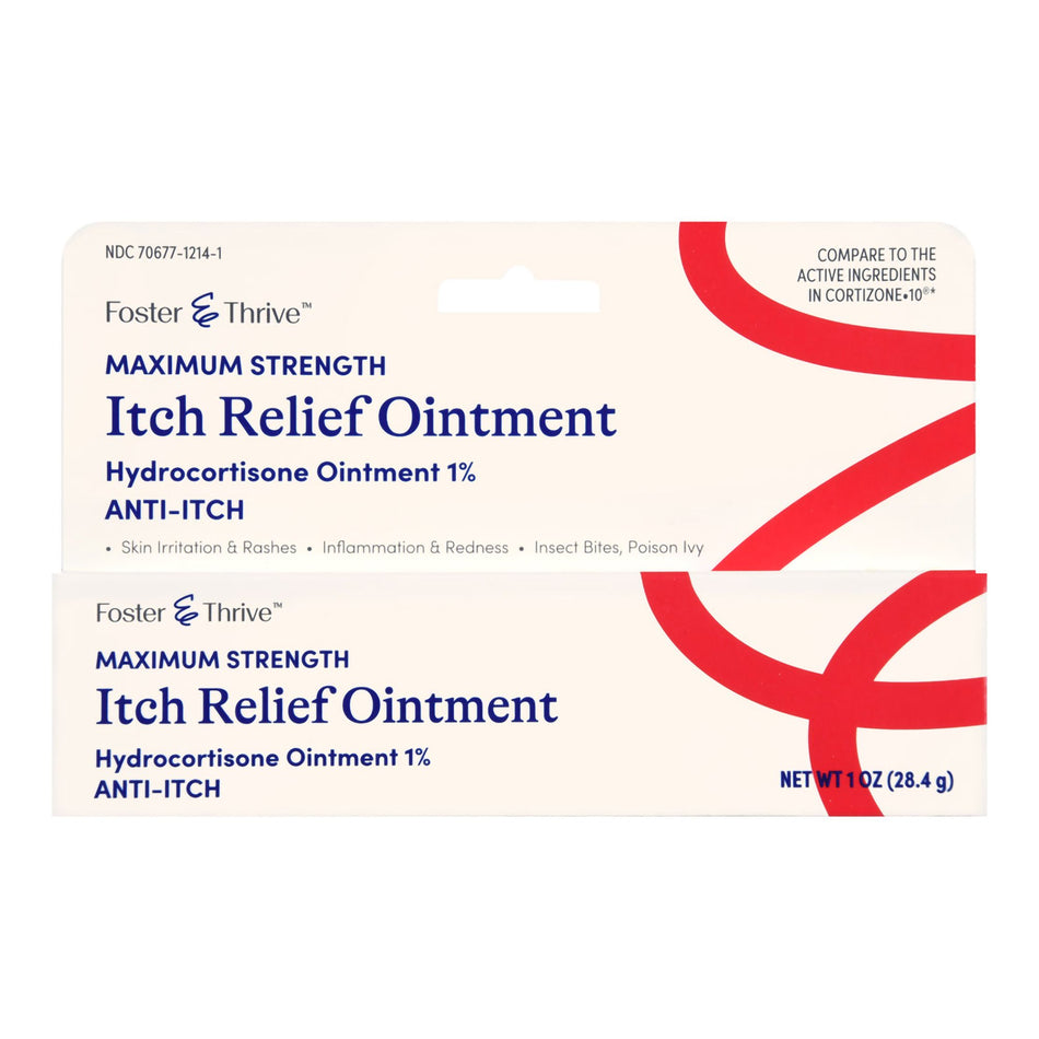 Foster & Thrive� Hydrocortisone Ointment-Itch Relief Foster & Thrive� 1% Strength Ointment 1 oz. Tube