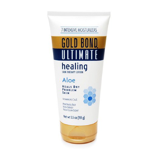 Gold Bond Healing with Aloe Moisturizer-Hand and Body Moisturizer Gold Bond Healing with Aloe 5.5 oz. Tube Fresh Scent Cream