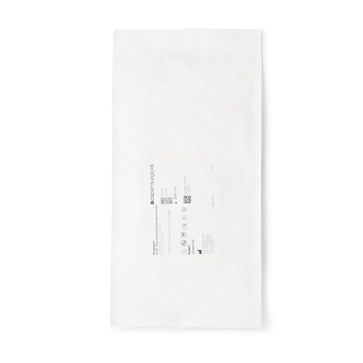 S-Vac� Wound Drain, 15 Fr.-Wound Drain Tube S-Vac� Silicone 15 Fr. Size Sterile