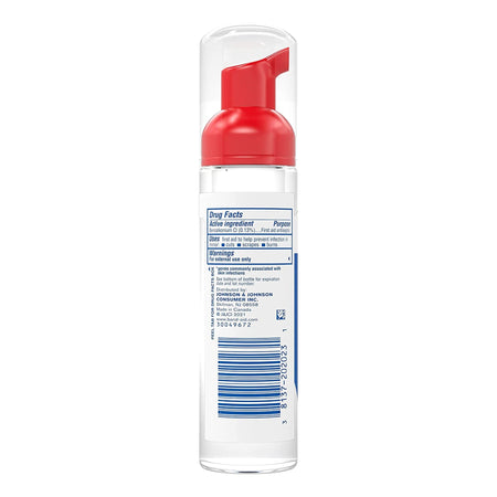 Band-Aid Kids Antiseptic Cleansing Foam-Antiseptic Band-Aid Foaming Liquid 2.3 oz. Pump Bottle