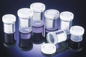 Samco Wide Mouth Bio-Tite Specimen Container, 90 mL-Specimen Container Samco Wide-Mouth Bio-Tite 53 mm Opening 90 mL (3 oz.) Screw Cap Patient Information Sterile