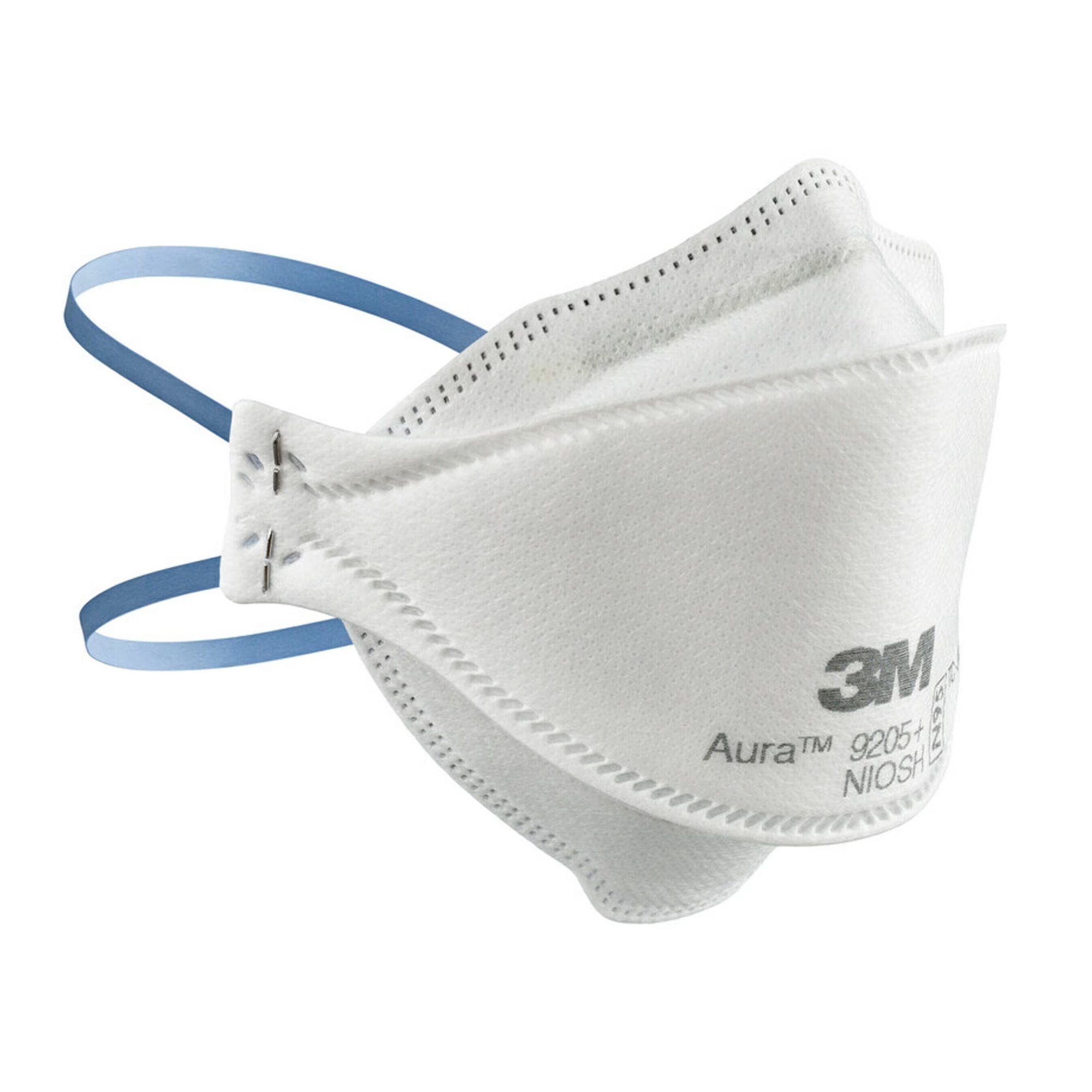 Particulate Respirator Mask 3M™ Aura™ Industrial N95 Not Rated Elastic Strap One Size Fits Most - Apparel>Masks - 3M Company