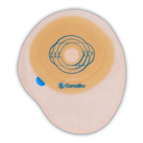 Esteem + One-Piece Closed End Transparent Filtered Ostomy Pouch, 8 Inch Length, 13/16 to 2 Inch Stoma-Ostomy Pouch Esteem+ One-Piece System 8 Inch Length Trim to Fit 13/16 to 2-3/4 Inch Stoma Closed End