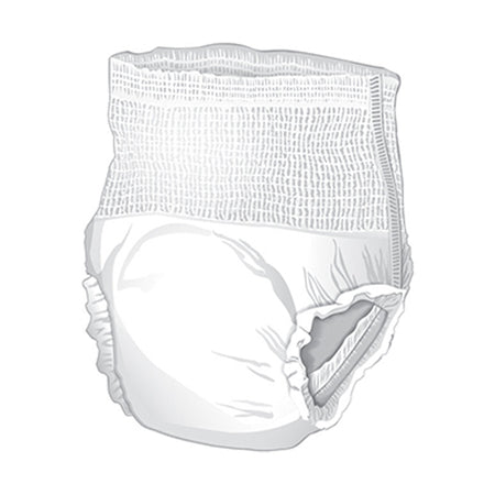 McKesson Super Moderate Absorbency Incontinence Underwear, Large-Unisex Adult Absorbent Underwear McKesson Pull On with Tear Away Seams Large Disposable Moderate Absorbency