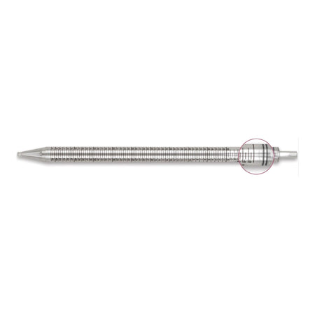 McKesson Polystyrene Serological Pipette, 50 mL-McKesson Serological Pipette 50 mL 0.5 mL Graduation Increments / 9 mL Negative Graduations Sterile