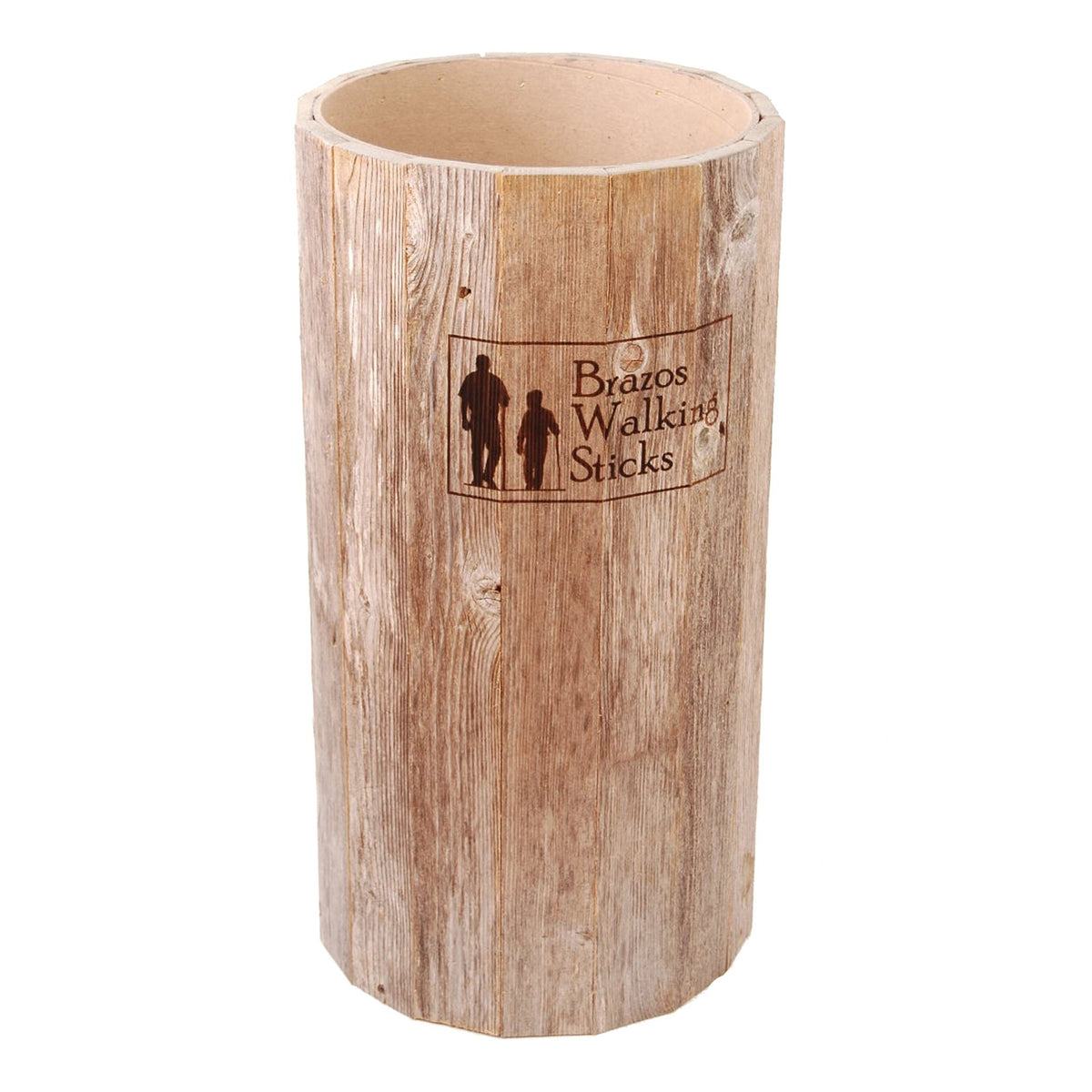 Brazos Round Barnwood Display Stand-Brazos Walking Sticks Display Stand For Walking Sticks