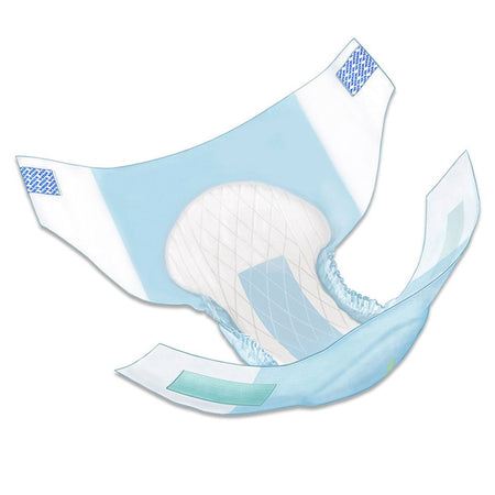 Wings Plus Hook & Loop Quilted Heavy Absorbency Incontinence Brief, Small-Unisex Adult Incontinence Brief Wings Plus Small Disposable Heavy Absorbency