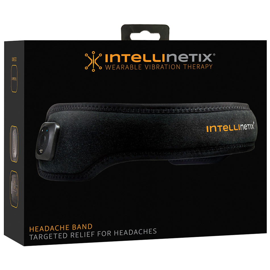 Intellinetix Vibration Therapy Headache Band-Vibration Therapy Headache Band Intellinetix� Head One Size Fits Most