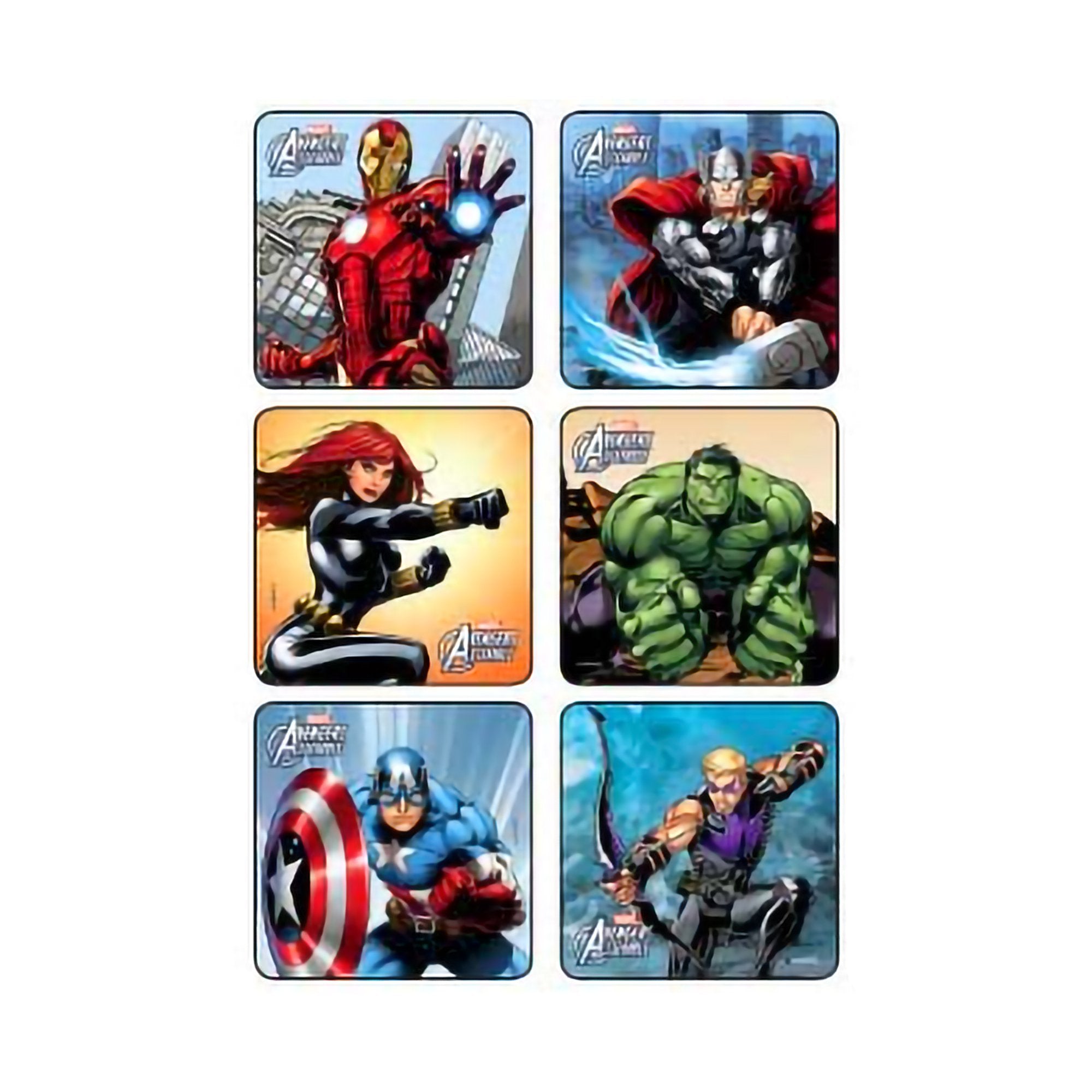 Disney Avengers Sticker-Disney 75 per Pack Avengers Assemble Sticker 2-1/2 Inch