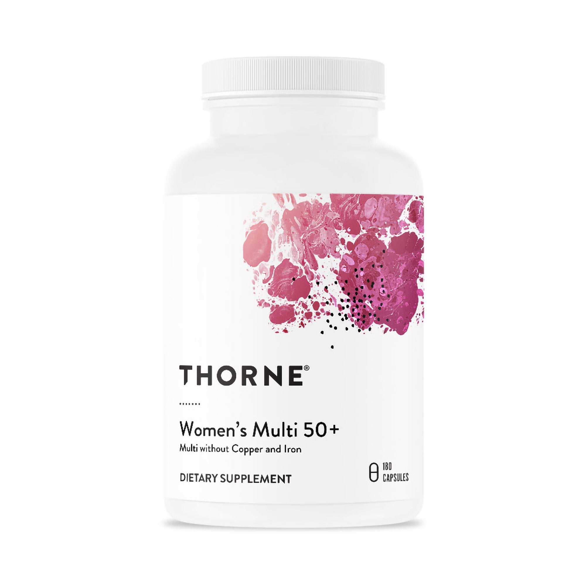 Thorne Women's Multi 50+ Dietary Supplement-Multivitamin Supplement THORNE Women's Multi 50+ Various Strengths Capsule 180 per Bottle