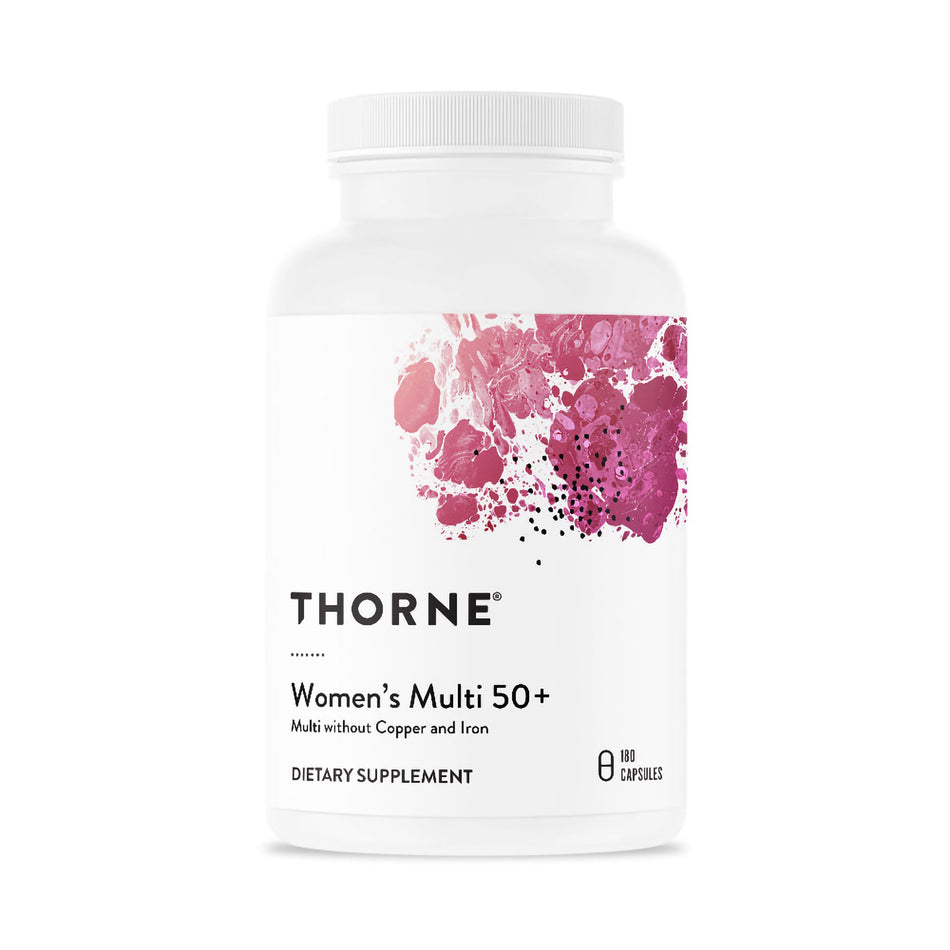 Thorne Women's Multi 50+ Dietary Supplement-Multivitamin Supplement THORNE Women's Multi 50+ Various Strengths Capsule 180 per Bottle