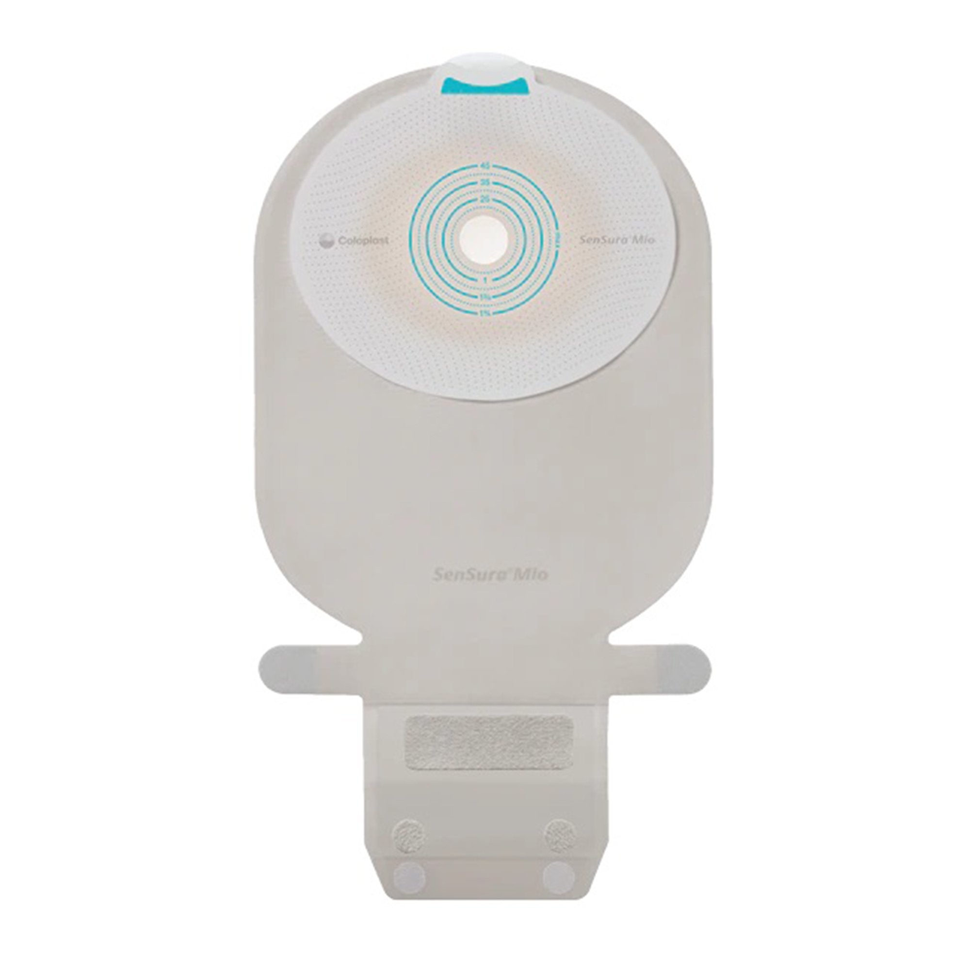 SenSura Mio Flat Maxi Drainable Ostomy Pouch, Opaque, 35 mm.-"Ostomy Pouch SenSura Mio One-Piece System 11 Inch Length, Maxi Flat, Pre-Cut 1-3/8 Inch Stoma Drainable"