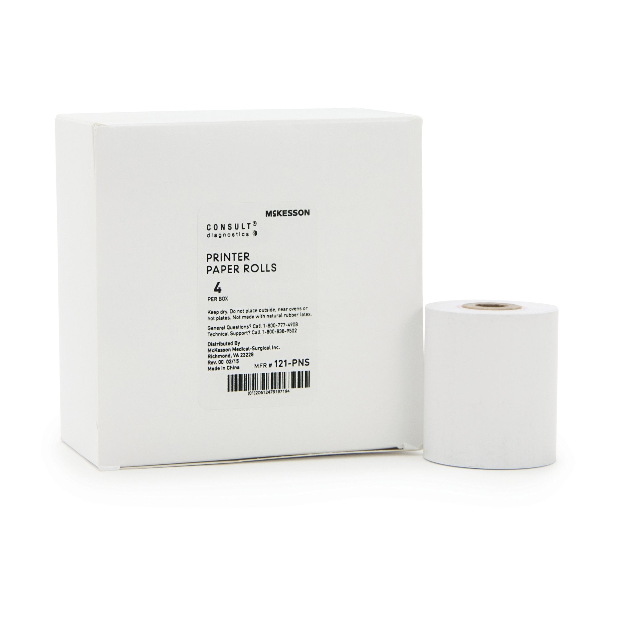 McKesson Consult Printer Paper Rolls-Printer Paper Rolls McKesson Consult McKesson 120 or McKesson Consult U120 Ultra Urine Analyzer