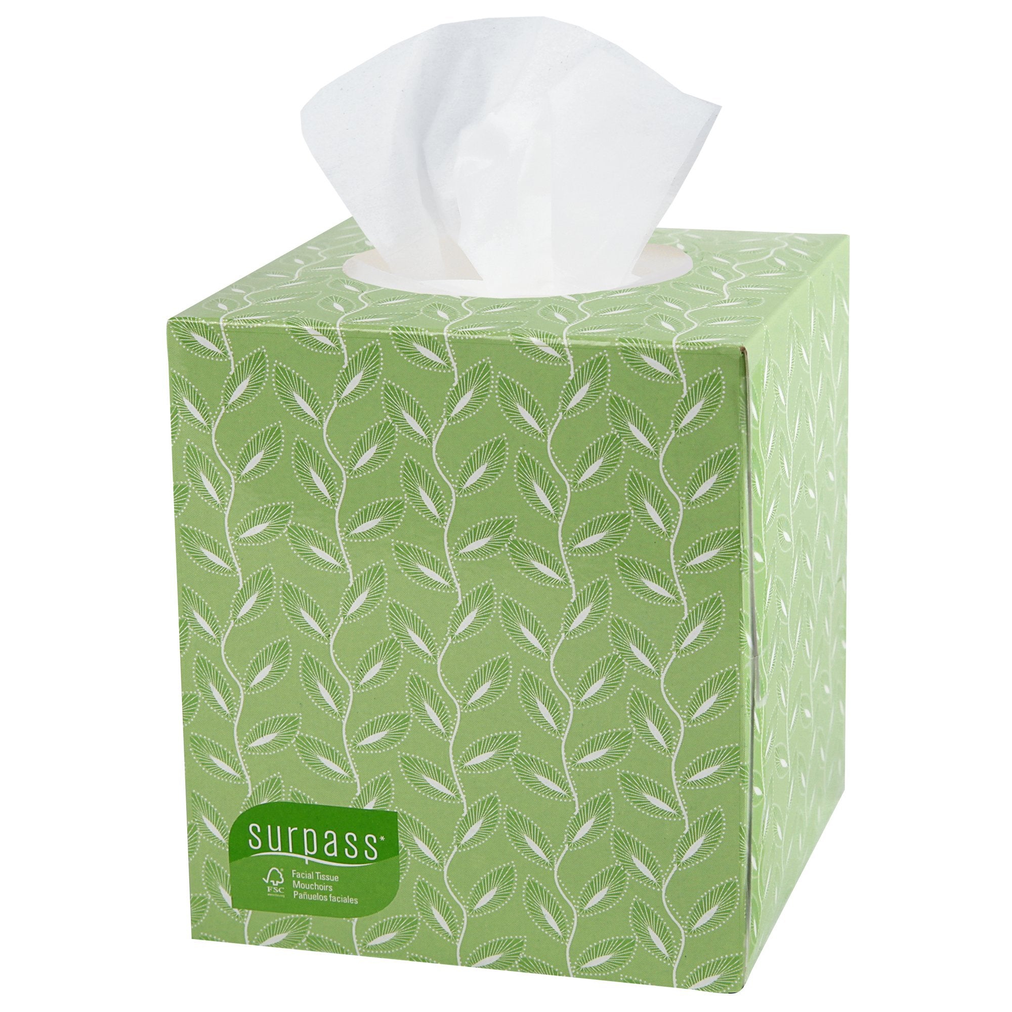 Surpass* Boutique* Facial Tissue-Surpass* Boutique* Facial Tissue White 8 X 8-3/10 Inch 110 Count