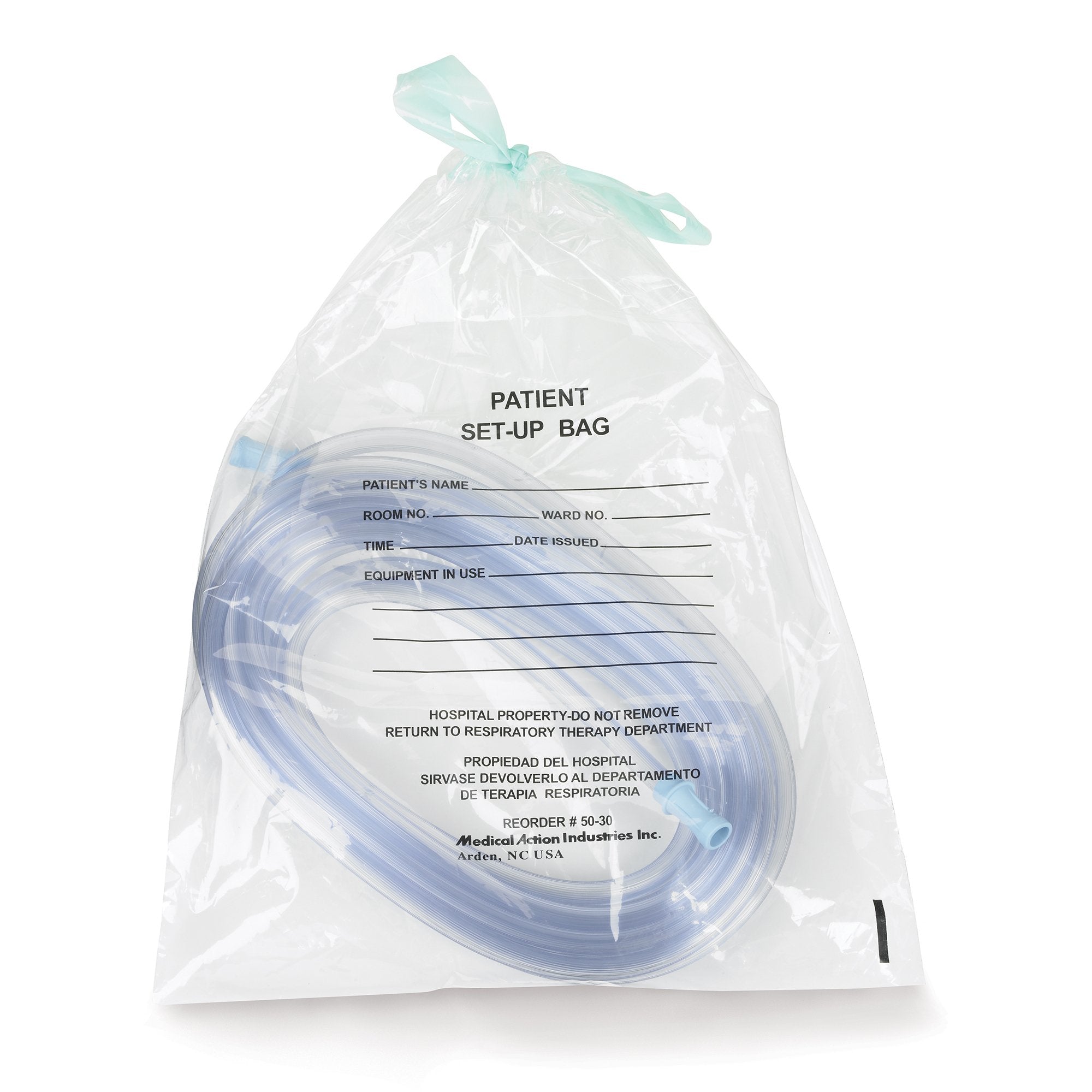 McKesson PULL-TITE Patient Set-Up Bag-Respiratory Set-Up Bag McKesson PULL-TITE