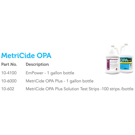 MetriCide® OPA Plus OPA High-Level Disinfectant,1 gal Jug - Instruments>Cleaners and Solutions>Instrument High Level Disin...