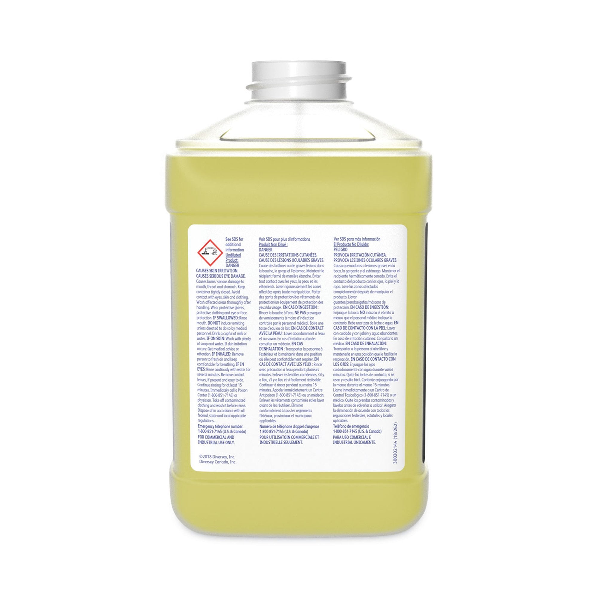 Prominence HD Floor Cleaner-Floor Cleaner Diversey Prominence HD Liquid 2.5 Liter Bottle Citrus Scent J-Fill Dispensing Systems