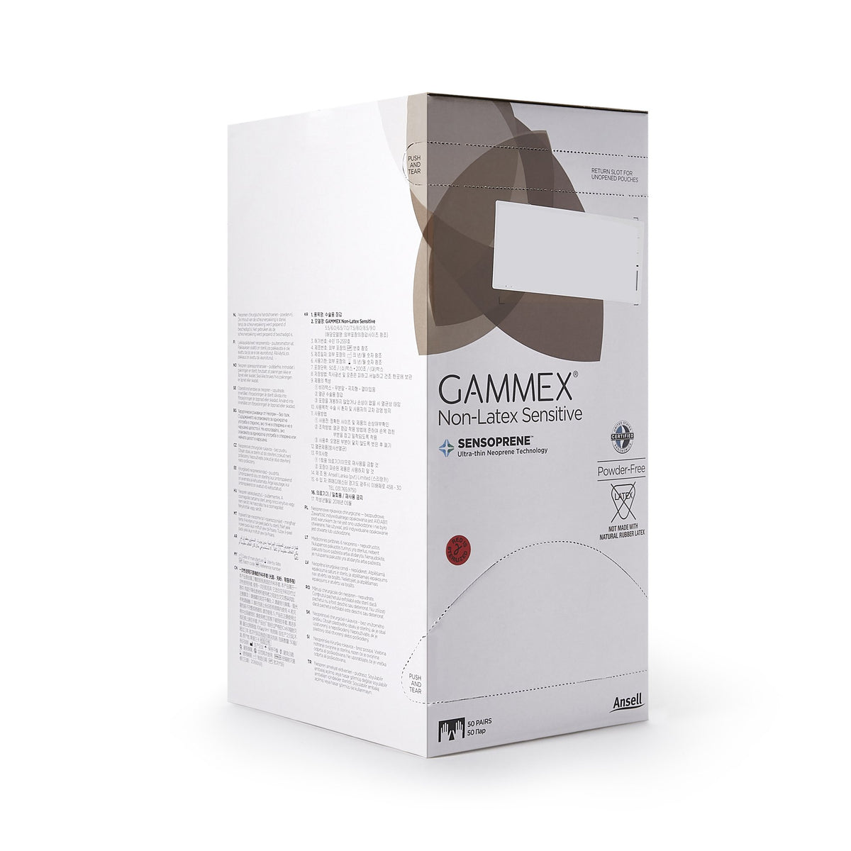 Gammex® Non-Latex Sensitive Polychloroprene Surgical Glove, Size 7, Cream - Gloves>Surgical Gloves - Ansell