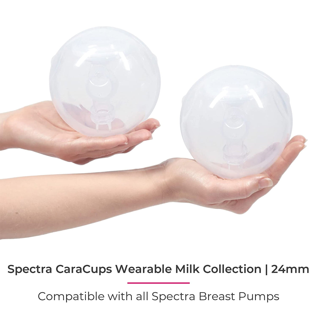 SpeCtra 28-mm CaraCups Wearable Milk Collection Kit for SpeCtra Breast Pumps-Wearable Milk Collection Kit Spectra CaraCups For Spectra Breast Pumps