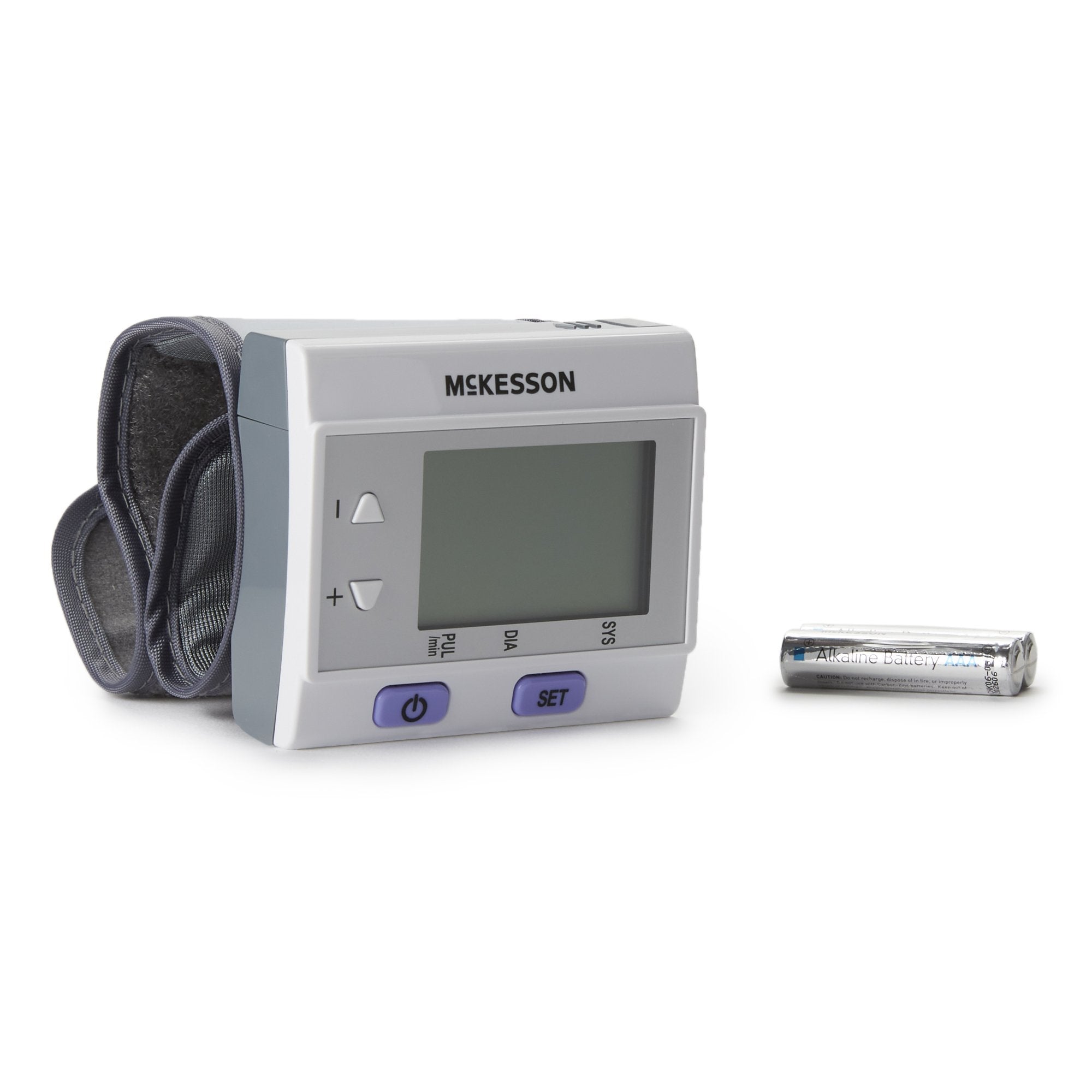 McKesson Aneroid Sphygmomanometer with Automatic Inflation Wrist Cuff, One Size Fits Most Adults-Home Automatic Digital Blood Pressure Monitor McKesson Brand One Size Fits Most Cuff Nylon Cuff Desk Model