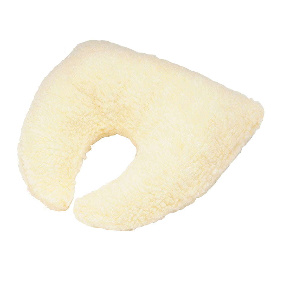 Hermell Products Faux Sherling Travel Neck Pillow-Neck Support Pillow Hermell 13 Inch Depth Polyester Fiber Hook and Loop Strap Fastening