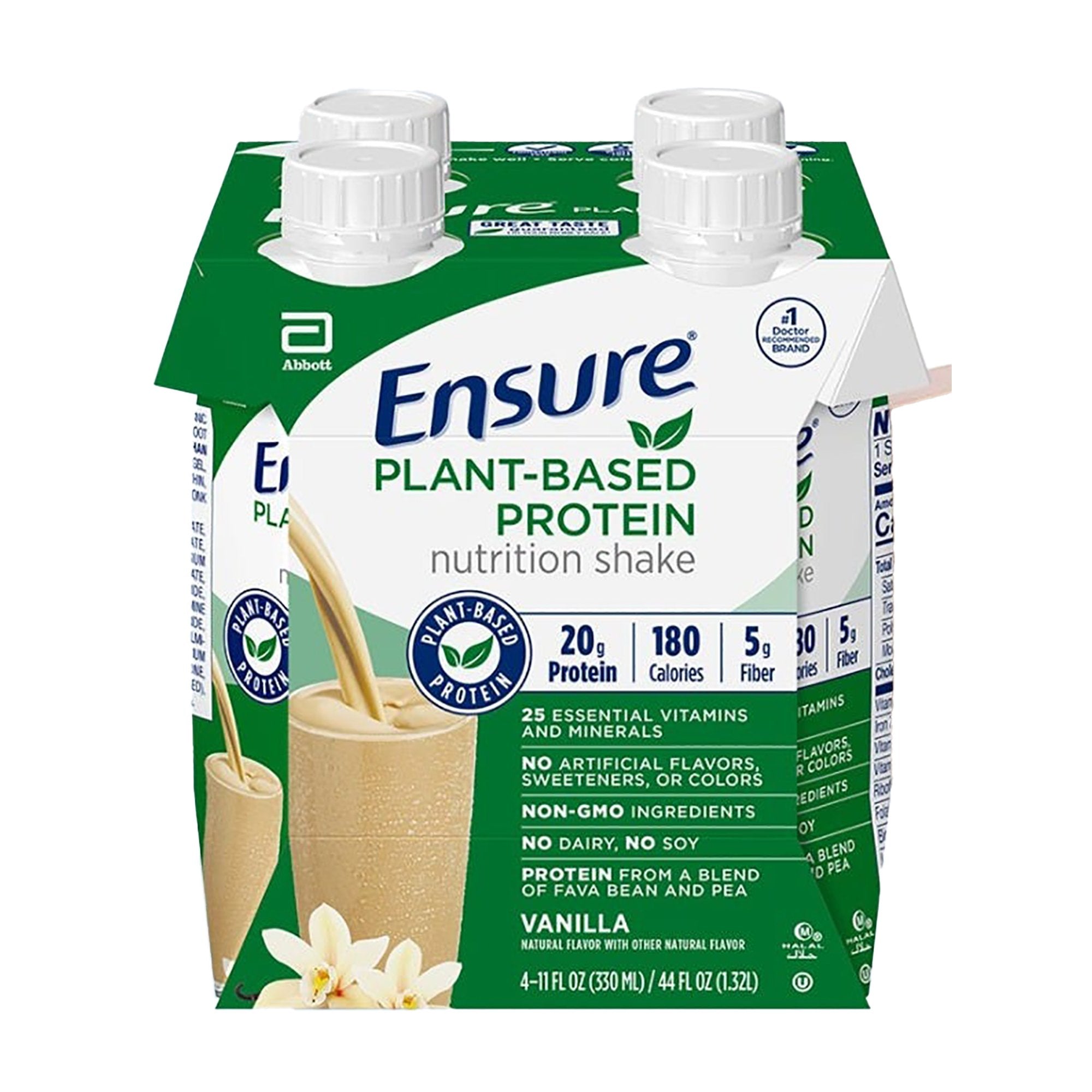 Ensure® Plant Based Protein Nutrition Shake, Vanilla, 11-ounce carton - Nutritionals and Feeding Supplies>Nutritionals>Ora...