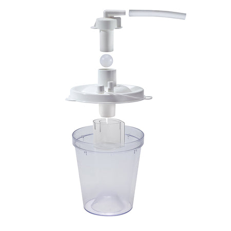 Vacu-Aide� QSU Collection Bottle, 800 mL-Suction Canister Kit Vacu-Aide� QSU 800 mL Float Valve Shut-Off Lid