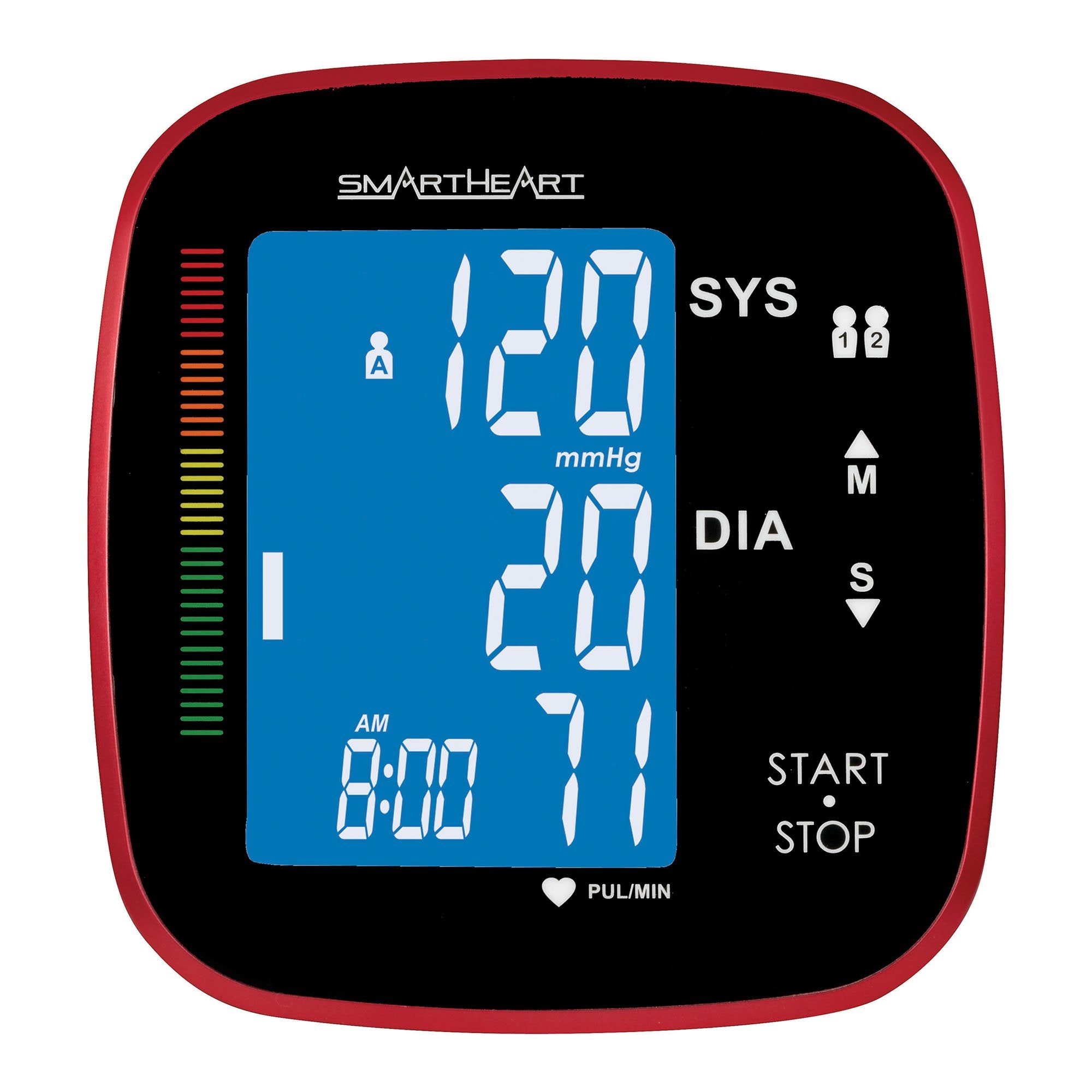 SmartHear Automatic Blood Pressure Arm Monitor-Home Automatic Digital Blood Pressure Monitor Smartheart Adult Cuff Nylon Cuff 22 to 42 cm Desk Model
