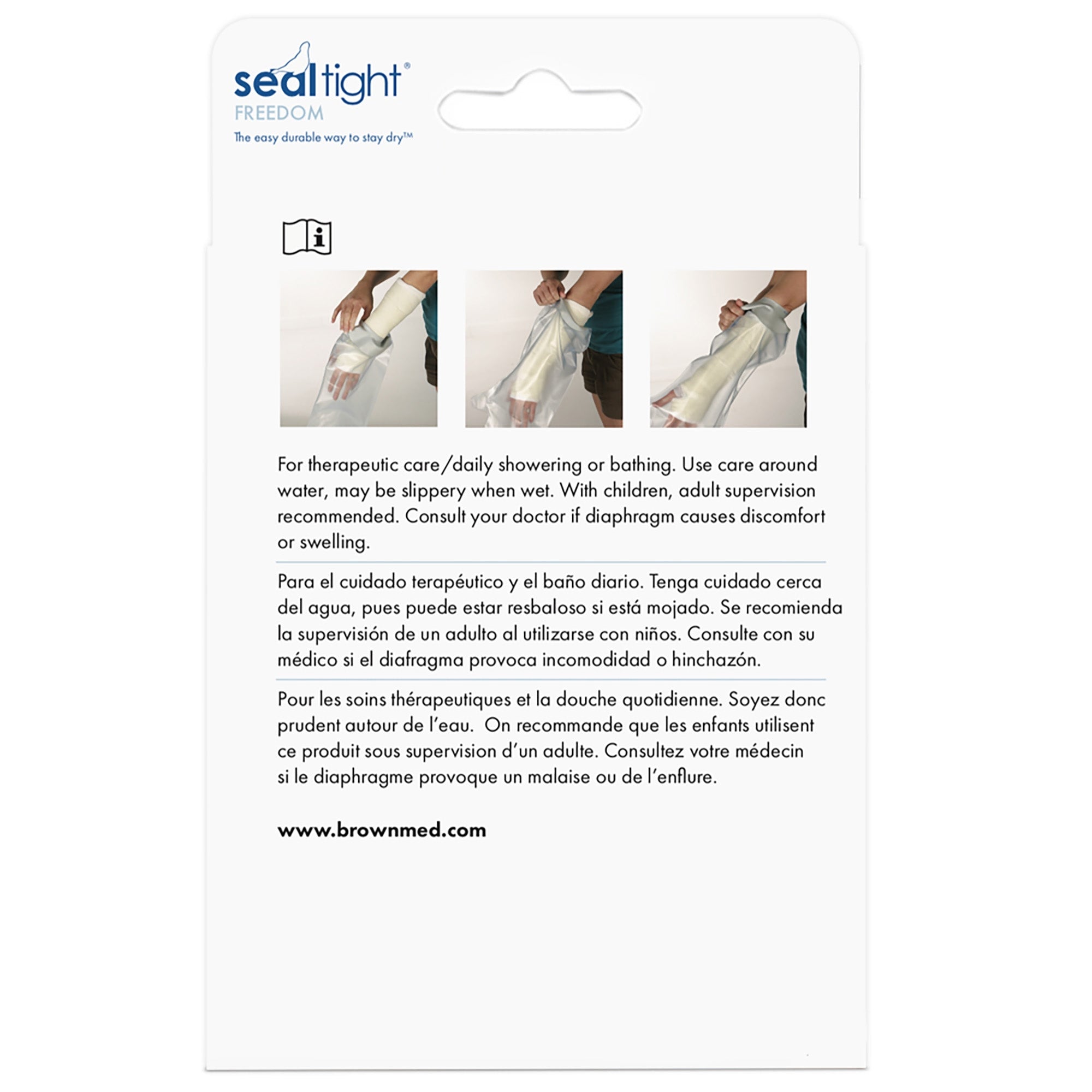 Seal-Tight Cast Protector-Cast Protector SEAL-TIGHT One Size Fits Most Polyvinyl 31 Inch Length