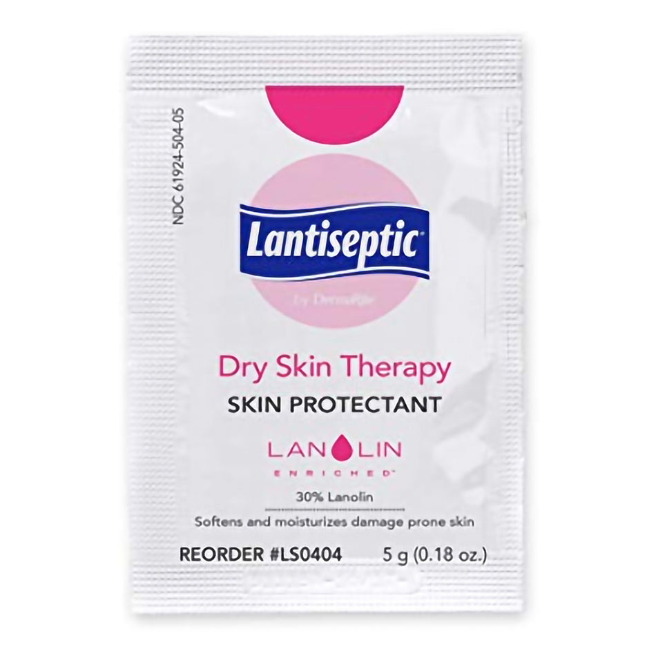 Lantiseptic Dry Skin Therapy Hand & Body Moisturizer-Skin Protectant Lantiseptic Dry Skin Therapy 5 Gram Individual Packet Lanolin Scent Cream