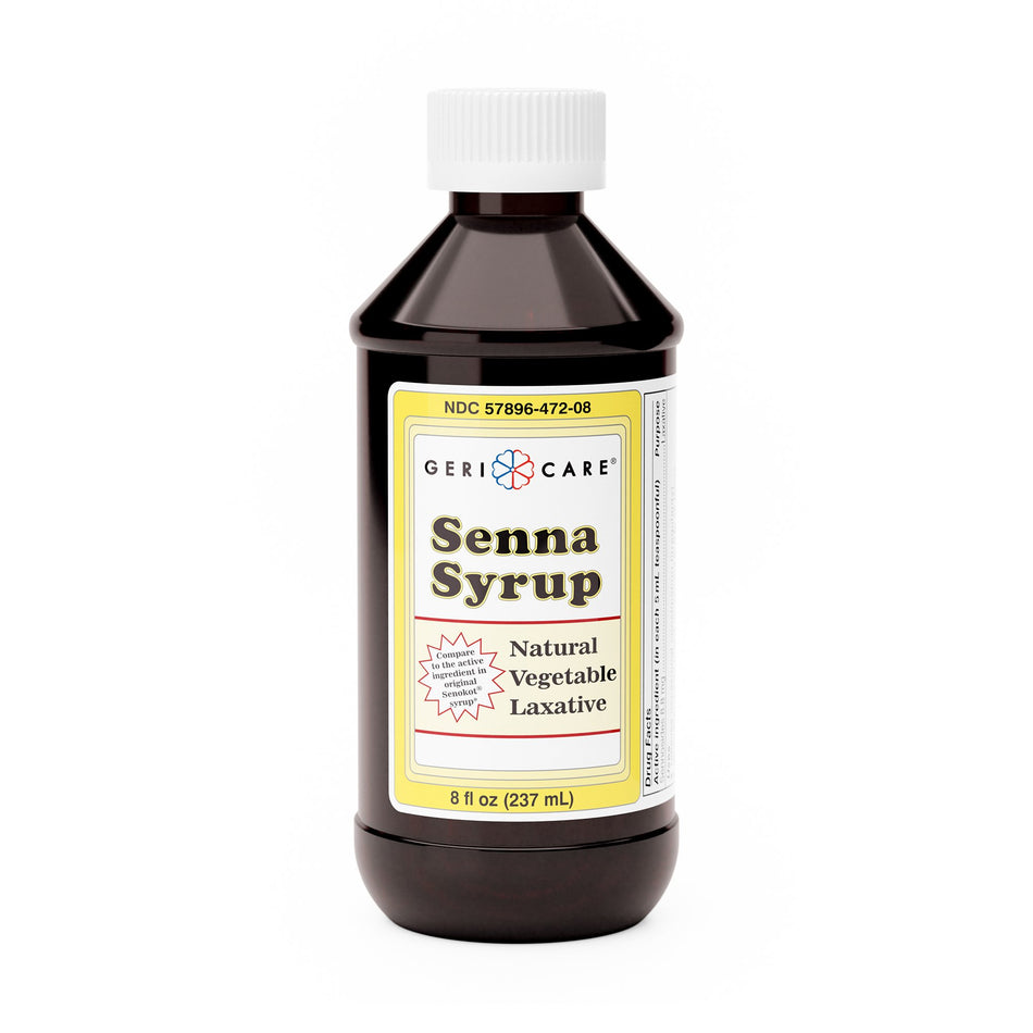 Geri-Care Senna Leaf Extract Laxative-Laxative Geri-Care Syrup 8 oz. Senna Leaf Extract